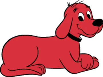 clifford the dog clipart