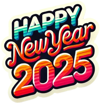 happy new year sticker
