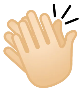 a person's hand with two fingers extended