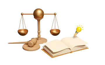 an image of a book and a gavette