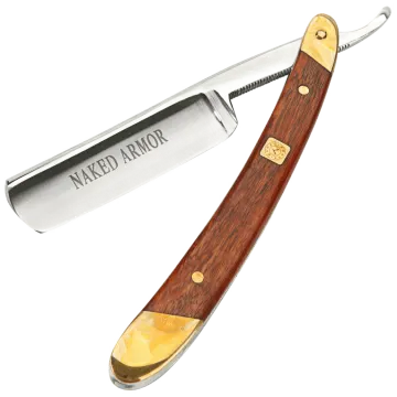 a knife with a wooden handle on it
