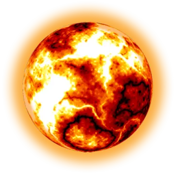 an image of the sun on a white background
