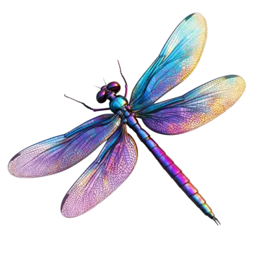 a colorful dragon on a white background