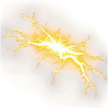 a drawing of a lightning