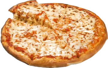 a close up of a pizza with cheese and sauce