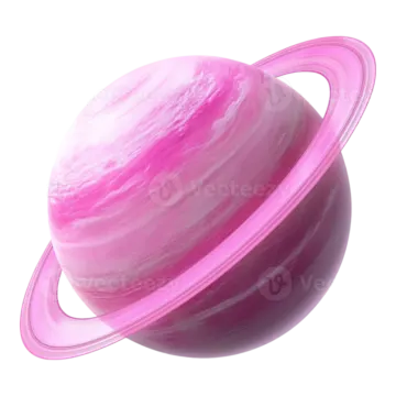 an image of a pink planet