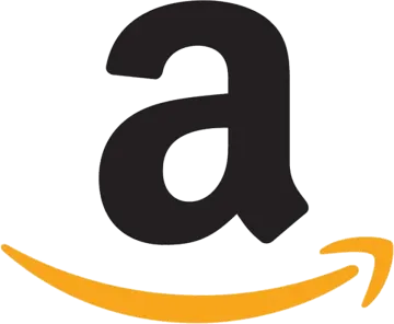 an amazon logo on a white background