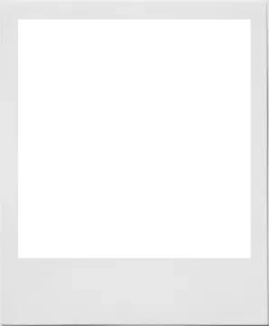 a white picture frame with a blank space in the middle