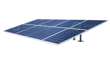 a solar panel on a white background