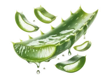 a pile of al green tea leaves with water drops