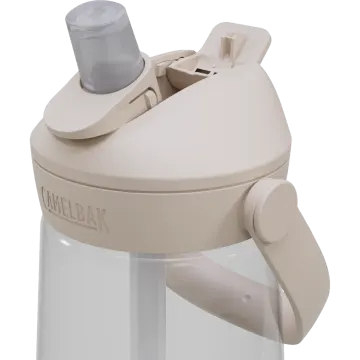 a close up of a water bottle with a lid