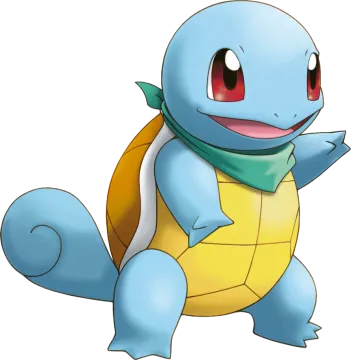 a drawing of a pokemon with a scarf around its neck