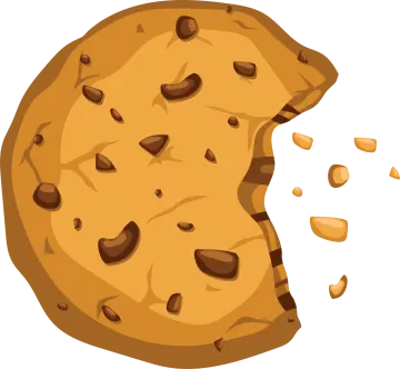 a cookie with chocolate chips on it