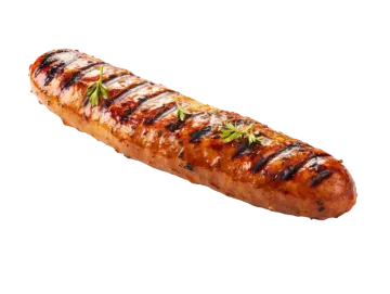 a piece of meat on a white background