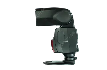 a flash light on a white background
