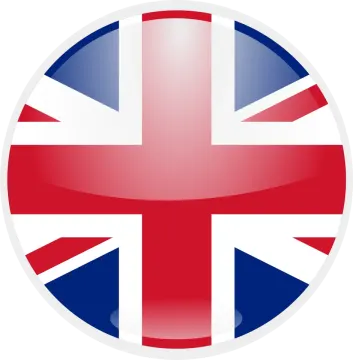 the british flag in a circle
