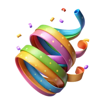 a bunch of colorful rings on a white background