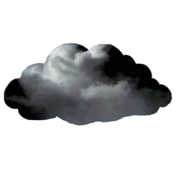 a black cloud on a white background