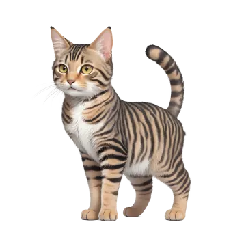 a small cat standing on a white surface
