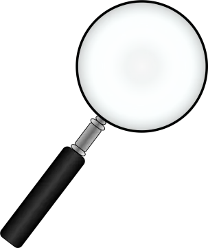 a magnit with a black handle