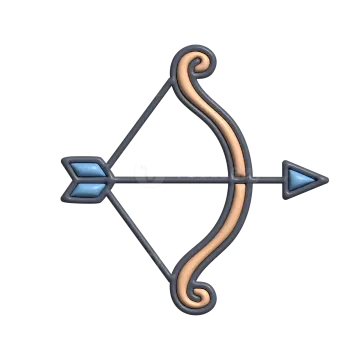 a bow and arrow icon
