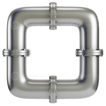 an image of a stainless exhaust pipe
