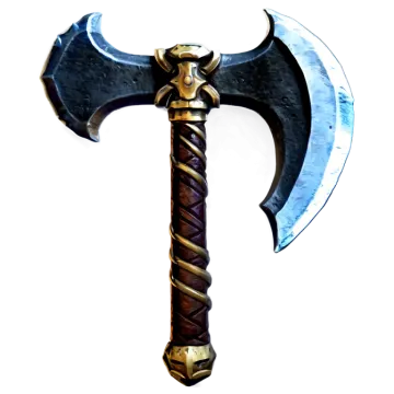 an image of a large axe on a white background