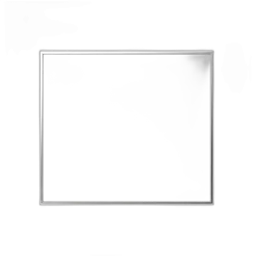 an empty whiteboard on a white background
