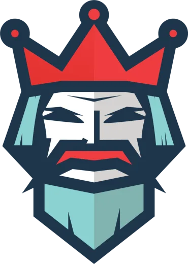 a man with a crown on his head