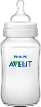 a baby bottle with the word philips on it