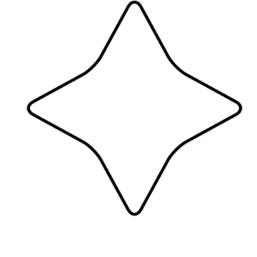 a black and white image of a star