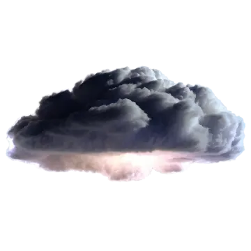 a black cloud in the sky