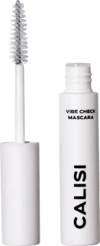 a mascara with a white tube next to it
