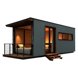 a rendering of a tiny house