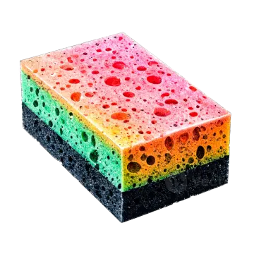 a piece of soap with water droplets on it