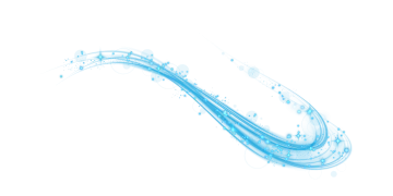 a blue and white background with bubbles
