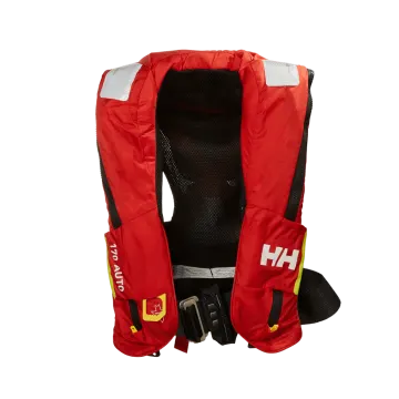 a life jacket on a white background