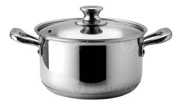 an image of a stainless pot with lid