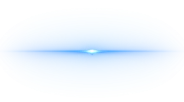 a blue light on a white background