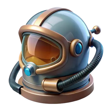 an image of a diving helmet and goggles