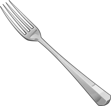 a fork on a white background