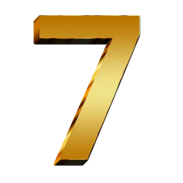a golden number seven