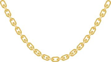 a gold chain necklace