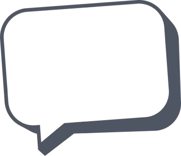 a speech bubble icon