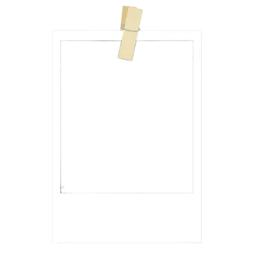 an empty photo frame with a piece of paper on it