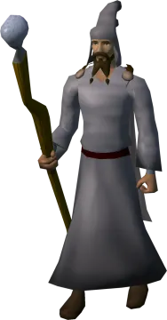 an image of a man with a staff