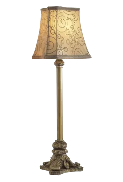 a lamp on a white background