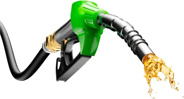 an image of a gas pump being filled with oil