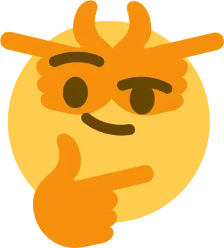 an orange smiley face with a big smile