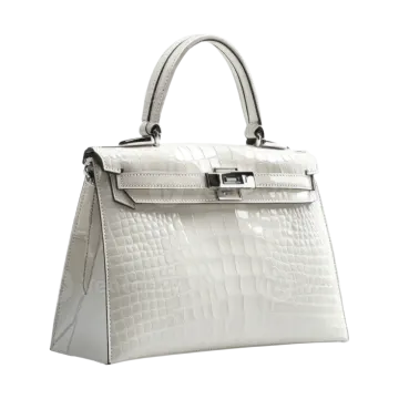 a white hermes hermes handbag